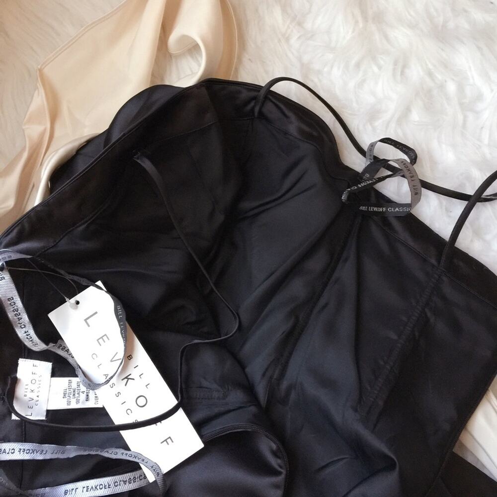 NWT Bill Levkoff Classics Satin Cocktail Gown-MA5 - Picture 7 of 8